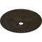 Ekena Millwork Galveston Medallion (Canopies up to 4 3/4"), 36 5/8"OD x 3 5/8"ID x 2 3/8"P, Stone Hearth Crackle CM36GLSHC - alternate 2